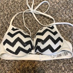 PINK- swim bikini top XS